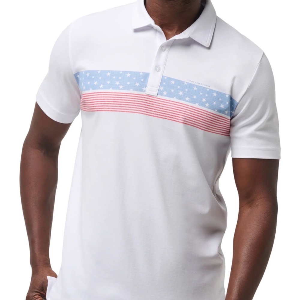 Travis Mathew Polo ‘Merica golf shirt - youth large